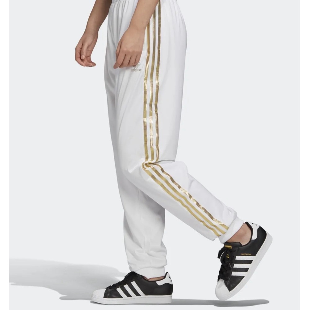 Adidas SS2 white with gold pants